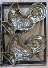 Load image into Gallery viewer, Old Double Duckie Chick Chicken Chocolate Mold Decorative Art Easter Kitchenware
