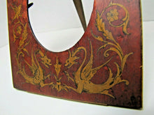 Load image into Gallery viewer, Cherubs Dragons Griffins Birds Flowers Antique Marquetry Inlaid Ornate Frame Art

