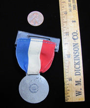 Load image into Gallery viewer, 1936 AMERICAN BAR ASSOCIATION JUSTITIA Medallion BOSTON Ribbon BASTIAN BROS NY
