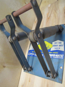 MONRO-MATIC SHOCK ABSORBERS Old Repair Shop Auto Parts Store Display Ad Sign