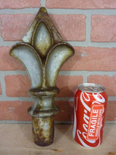 Load image into Gallery viewer, Antique Large Cast Iron Architectural Hardware Element Finial Decorative Art rnd
