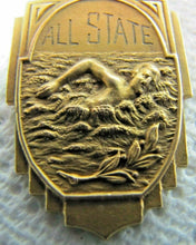 Load image into Gallery viewer, ALLSTATE Swimming YMCA CHAMP 10k GF Antique Medallion Ribbon HOCK &amp; MANDEL NY
