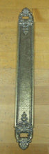 Load image into Gallery viewer, Old Brass DOOR PUSH Decorative Arts Detailed Architectural Hardware Element
