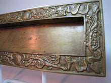 Load image into Gallery viewer, CHINESE FOO DOGS Old Brass Tray Card Tip Pen Pencil Tirnket Ornate Asian China
