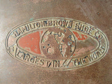 Load image into Gallery viewer, 19c AMERICAN GENTLEMAN SHOE Sign HAMILTON BROWN Co LARGEST IN THE WORLD
