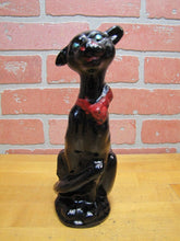 Load image into Gallery viewer, KRAZY KAT Cast Iron Cat Bowtie Figural Doorstop Decorative Arts Statue Kitty
