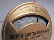 Load image into Gallery viewer, DETROIT LAUNDRY MACHINERY Co Old Advertising Thermometer Brown &amp; Bigelow Minn
