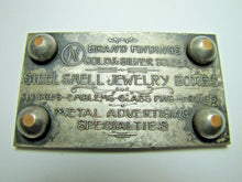 Load image into Gallery viewer, 1920s F H NOBLE &amp; COMPANY CHICAGO Ad Paperweight Metal Advertising Specialties
