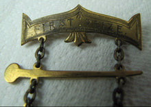 Load image into Gallery viewer, 1917 BATON SWINGING FIRST PRIZE Medallion DeWitt Clinton Ornate 1st Award
