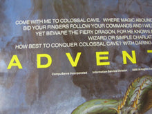 Load image into Gallery viewer, Orig 1980s CompuServe ADVENTURE Video Game Promo Poster artwrk Gray Morrow SciFi
