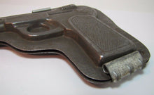 Load image into Gallery viewer, Old Chocolate Mold figural tin metal rare old hard to find candy making two part
