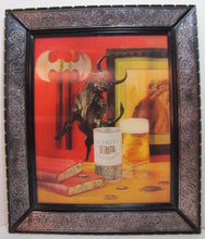 Load image into Gallery viewer, 1960s SCHLITZ MALT LIQUOR Lenticular Hologram Adv Sign Bar Pub Liquor Store
