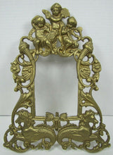 Load image into Gallery viewer, SEA MONSTERS HIPPOCAMPUS CHERUBS Old Brass Decorative Arts Frame Picture Mirror
