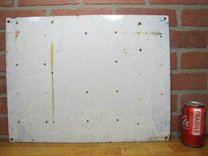 PARKS-CRAMER Co TURBO HUMIDIFIER SYSTEM Antique Porcelain Sign Made in USA Logo