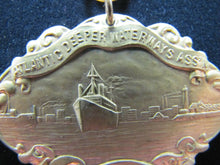 Load image into Gallery viewer, 1912 ATLANTIC DEEPER WATERWAYS Assn Medallion NEW LONDON Ornate Whitehead Hoag
