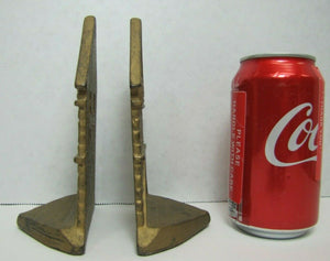 The BELFRY c1928 Cast Iron Old Figural Decorative Art Statue Bookends