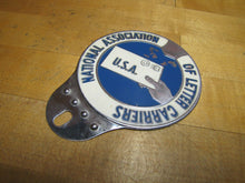 Load image into Gallery viewer, NATIONAL ASSOCIATION OF LETTER CARRIERS USA License Plate Topper Sign UNION MADE
