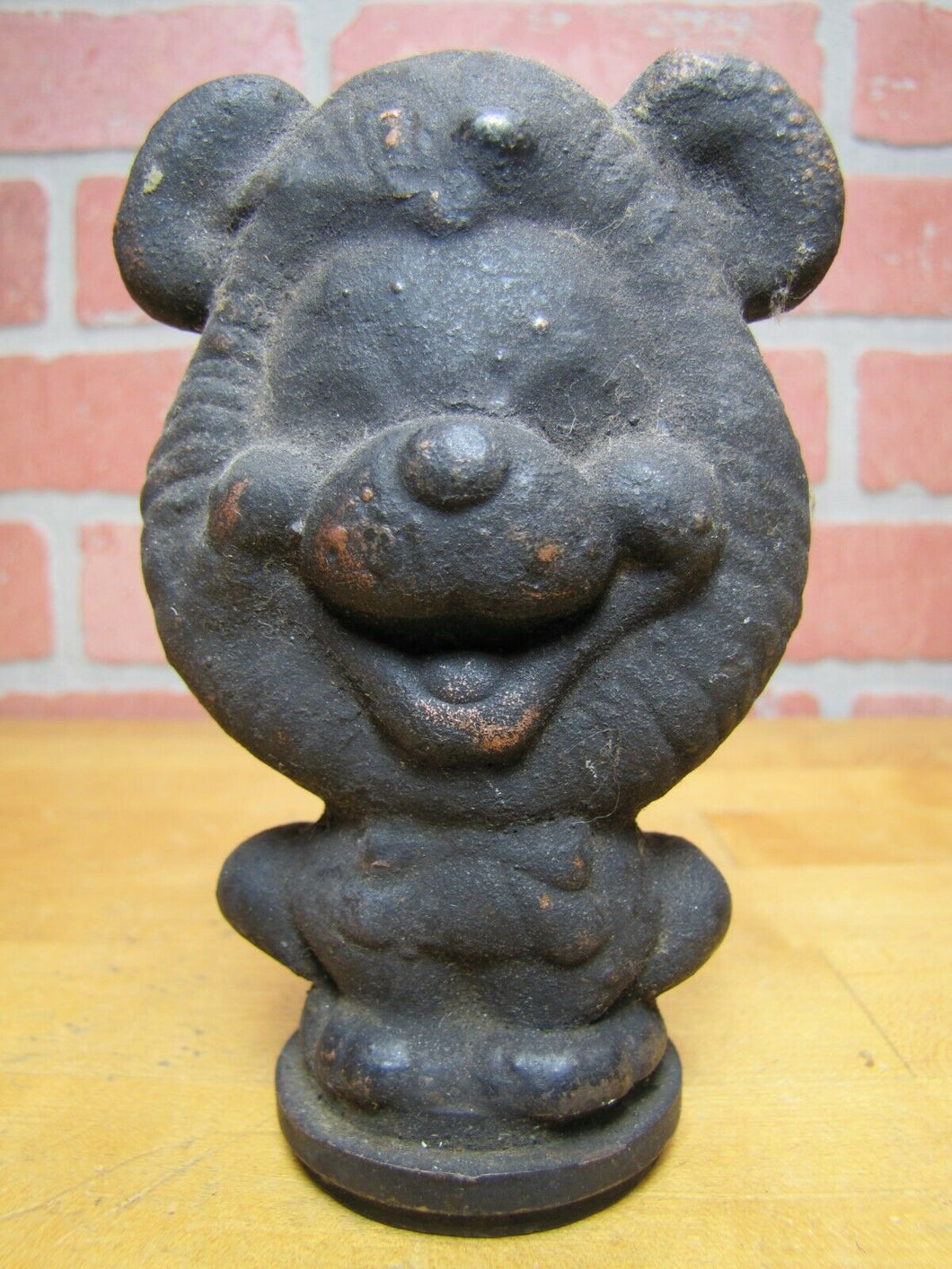 BIG HEAD CAT TIGER CARTOON Old Metal TOY MOLD Industrial Factory Display Art