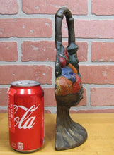 Load image into Gallery viewer, FRUIT BASKET ALBANY FOUNDRY Antique Cast Iron Doorstop Decorative Art Statue
