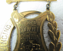 Load image into Gallery viewer, 1917 BATON SWINGING FIRST PRIZE Medallion DeWitt Clinton Ornate 1st Award
