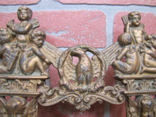 Load image into Gallery viewer, 1880s Victorian CHERUB PUTTI SPREAD WINGED EAGLE Antique Decorative Arts Frame
