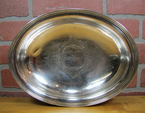 PENN STROUD Hotel Antique Advertising Compote Stroudsburg Pa Wilkens Silver Pl