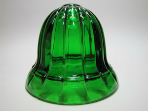 19c Green Glass Beehive String Holder Pat Apld For Country Store Counter Display