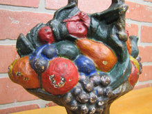 Load image into Gallery viewer, FRUIT BASKET ALBANY FOUNDRY Antique Cast Iron Doorstop Decorative Art Statue
