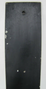 Antique 'PUSH' Bevel Edge Glass Door Push Plate Sign Old Architectural Hardware