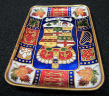 Load image into Gallery viewer, CANADA Old Souvenir Decorative Arts Tray Bronze Enamel Ornate Details RD 1903

