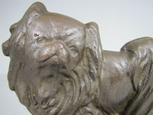 Load image into Gallery viewer, PEKINGESE Old Figural Dog Bronze Brass Doorstop Bookend Decorative Art Statue
