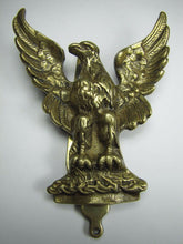 Load image into Gallery viewer, Spread Winged Eagle Old Brass Figural Door Knocker Hardware Element
