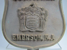 Load image into Gallery viewer, COUNCILMAN EMERSON NJ Old Brass Plaque License Plate Car Auto Badge Sign Ad
