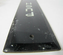 Load image into Gallery viewer, Antique &#39;PUSH&#39; Bevel Edge Glass Door Push Plate Sign Old Architectural Hardware
