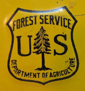 US FOREST SERVICE DEPARTMENT OF AGRICULTURE Old Sign ELWOOD MYERS Springfield O circa 1905-1920