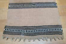 Load image into Gallery viewer, Old Southwestern Whirling Log Thunderbird Chimayo Souvenir Sample Blanket Rug
