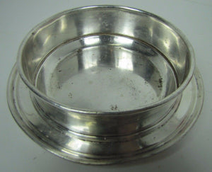 Antique ALLAN LINE STEAMSHIP Dish Bowl c1905 ELKINGTON & Co Ship Boat Nautical