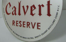Load image into Gallery viewer, Old 1950s Calvert Reserve Whiskey Advertising MIrror Sign &#39;Wise Owl&#39; bar liquor
