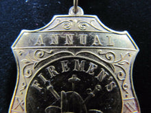 Load image into Gallery viewer, Old FIREMEN&#39;S TOURNAMENT Medallion Annual Souvenir Badge Ribbon
