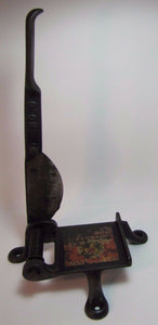 Antique Cast Iron Tobacco Cutter No 0 (zero) smaller hard to find w advertising