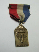 Load image into Gallery viewer, Old PATERSON PLAYGROUND CHAMPIONSHIP Winged Foot Sports Award Medallion Ribbon
