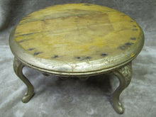 Load image into Gallery viewer, GEO BERRY FURNITURE &amp; CARPET CARBONDALE PA Antique Cast Iron &amp; Wood Stool
