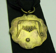 Load image into Gallery viewer, IROQUOIS BOWLING ACADEMY HIGH SCORE Old Award Medallion Ribbon Gold Gilt Ornate
