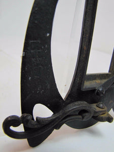 HELMS INSURANCE READING Pa Antique Advertising Frame Cast Iron 1900s toc