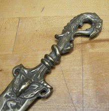 Load image into Gallery viewer, GRIFFIN DRAGON SERPENT MONSTER Old Decorative Arts Letter Opener Page Turner

