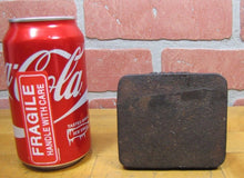 Load image into Gallery viewer, Old Cast Iron FOUNDRY WORKER COAL MINER Figural Doorstop Hat Goggles Shovel
