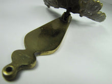 Load image into Gallery viewer, Spread Winged Eagle Old Brass Figural Door Knocker Hardware Element
