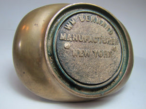 1930s BOSTON PAPER TRADE Association 50yr Anniversary Ashtray Tray BERNARD NY