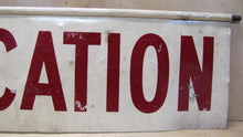 Load image into Gallery viewer, Orig Old SHELLUBRICATION Adv Sign 2 side SHELL Gas Station lube auto repair shop
