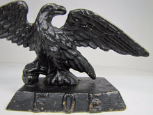 Load image into Gallery viewer, Antique Cast Iron FOE FRATERNAL ORDER of EAGLES Bookend Small Doorstop Statue
